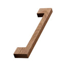 Lacquered Walnut Wood "Urban" U-Shaped Drawer Pulls