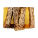 Mascot Hardware Frosted Timber 1-2/3 in. Yellow & Wood Cabinet Knob