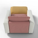 Ainfox Module Sofa Oversized Sleeper Sofa Pink With Ottoman Yellow For Salon,Living Room and etc