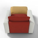 Ainfox Module Sofa Oversized Sleeper Sofa Red With Ottoman Yellow For Salon,Living Room and etc