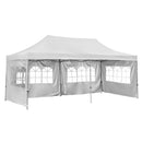 10x20 Heavy Duty Pop up Canopy Tent  Easy Pop Up Commercial Outdoor Canopy Wedding Party Tents with Roller Bag
