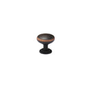 Round Metal 1 in. Cabinet Knob (10-Pack)