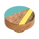 Mascot Hardware Fusion 1-1/2 in. Diagonal Bar & Carribean Cabinet Knob (Pack of 10)