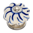 Mascot Hardware Swirl Washed 1-1/2 in. Blue Melon Cabinet Knob (Pack of 10)