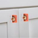 Mascot Hardware Beauty Art 1-1/2 in. Wood & Resin Round Rectangle Cabinet Knob