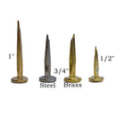 Antique Trunk Tacks - Authentic Brass & Steel for Perfect Vintage Restoration