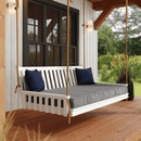 Keystone Amish Co. 4 Foot Franklin Recycled Plastic Swing Bed, Bright White
