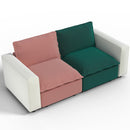 Ainfox Rainbow Module Sofa LoveSeat Colorful Sofa for Living Room