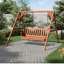 Keystone Amish Co. Franklin Red Cedar Swing & Stand Set