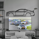 Mustang GT500 Detailed Metal Car Wall Art - NC1059