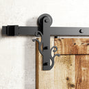 Non-Bypass Sliding Barn Door Hardware Kit - Twig Design Roller