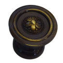 Vintage Brass Knob from the Depression Era Authentic Antique Hardware