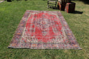 Vintage Handmade Unique Rug  5'10'' X 9'2''