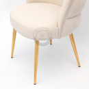 NADOR White Accent Chair