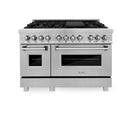 ZLINE 48" Bundled Stainless DualRange RangeHood Dishwasher 3KP-RASRH48-DW