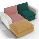 Ainfox L shaped Module Sofa 3 Seats Rainbow Sofa For Living Room,Vila,Apartment