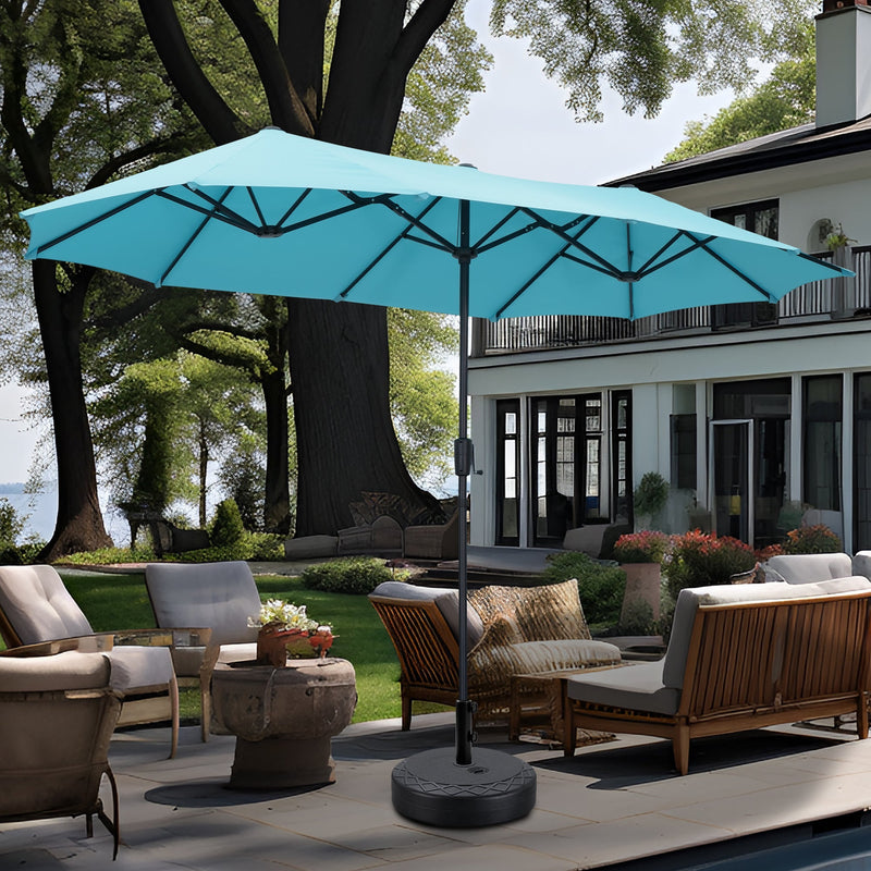 layered patio umbrella Ainfox 13ft Outdoor Two Layers With Umbrella Base suitable for multiple outdoor cotton shopping bags @jatz_park V: @liamaraboesch , Style:New Version 2 pcs