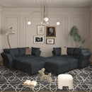 Ainfox 11 Seats + 8 Sides Modular Sofa Module Sofa with Storage Seat