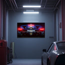 Car wall art lighted, Car led wall decor, Car led sign - UvCar28