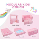 Convertible Kids Modular Couch-Glow Pattern