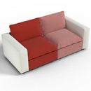 Ainfox 82inch Loveseat Sofa Luxury Sofa Rainbow Sofa For Home,Appartment,Vila