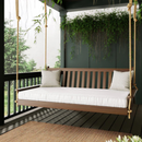 Keystone Amish Co. 4 Foot Franklin Porch Swing Bed, Tractor Red Paint