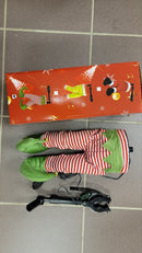 Animated Elf Legs Kickers. Christmas Decor F07M4-30-W232B
