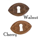 Wooden Embossed Oval Keyhole Cover
