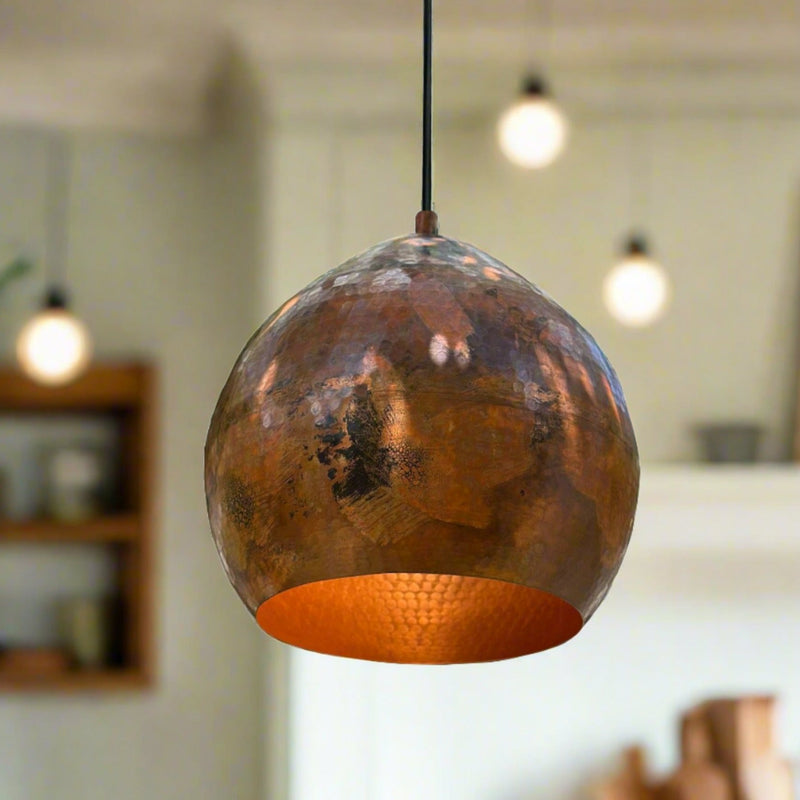 Copper Handmade pendant Light - Copper Lamp Shade - Zyla