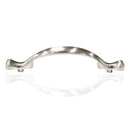 Long Footed 3-3/4 in (96mm) Satin Nickel Drawer Pull (10-Pack)