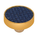 Mascot Hardware Basketweave 1-3/5 in. Blue Drawer Cabinet Knob (Pack of 10)
