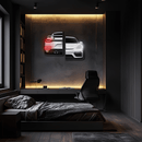 Car led wall decor, Car led sign, Neon painting art For Man - UvCar33