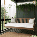 Keystone Amish Co. 5 Foot Franklin Porch Swing Bed, Carribean Blue Paint