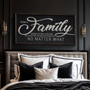 Being A Family Means Family Sign