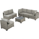 Ainfox  7PCS Patio Sofa Set For Indoor And Outdoor