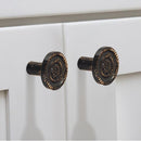 Mascot Hardware 1-7/16 In. Antique Look Floral Drawer Cabinet Knob
