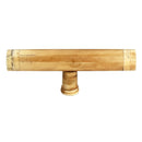 Mascot Hardware Brown Architectural 3-2/3 in. (93mm) Light Brown Drawer Cabinet Knob