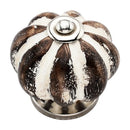 Mascot Hardware Melon Design 1-7/9 in. Cream & Brown Cabinet Knob (Pack of 10)