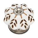 Mascot Hardware Etched Floral 1-7/9 in. Melon Cabinet Knob (Pack of 10)
