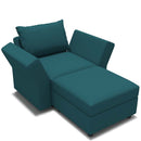Ainfox 2 Seats Recline sofa Convertible Sofa Couch with Storage