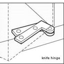 Offset Knife Hinge - Left or Right
