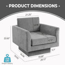 Ainfox Single Sofa Sectional Sofa 360° Swivel Sofa
