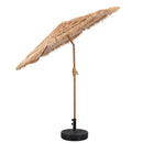 Ainfox 7.5FT Tiki Patio Umbrella Outdoor Table Umbrella With Umbrella Base