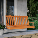 Keystone Amish Co. 6 Foot York Red Cedar Porch Swing, Unfinished
