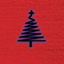 Abstract Christmas Tree - Metal Wall Art