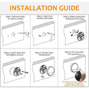 DLAC02 12-Pack 3CCT 3W Black Low Voltage LED Outdoor Half Moon Deck Lights Package, 12V-24V LED Step Patio Landscape Lights