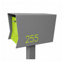 Retrobox-2.0 in TEXTURED GRAY METALLIC - Modern Mailbox
