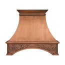 Akicon Custom Copper Range Hood Handmade with Custom Size and Finish