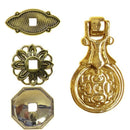 Medallion Style Pendant Pull w/ Back Plate Options