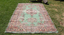 Vintage Handmade Unique Rug  5'10'' X 9'3''